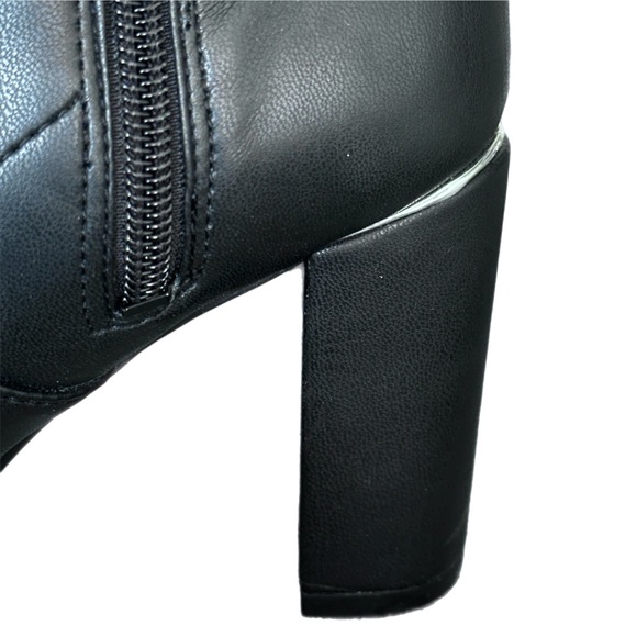 Marc Fisher Vany Over The Knee Pointed Toe Block Heel Black Size 6 - Picture 10 of 13